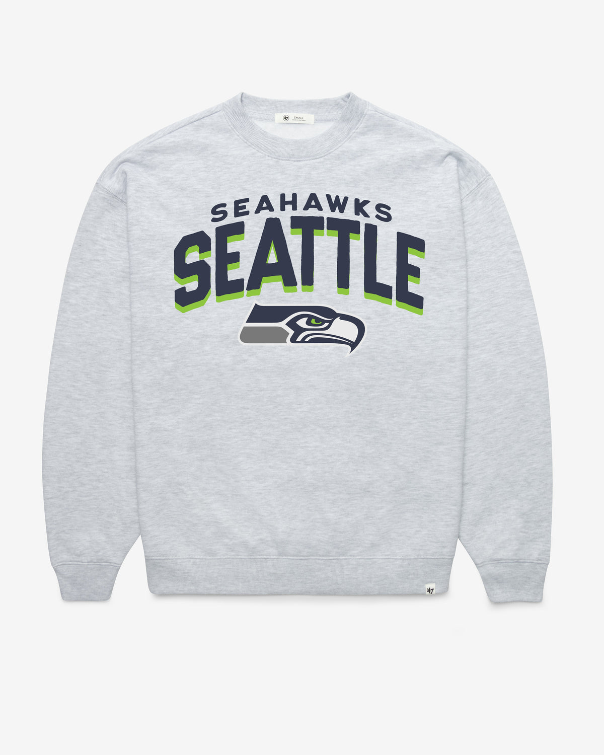 SEATTLE SEAHAWKS CAMPUS ARCH CLOUD '47 OVERSIZED CREW WOMENS