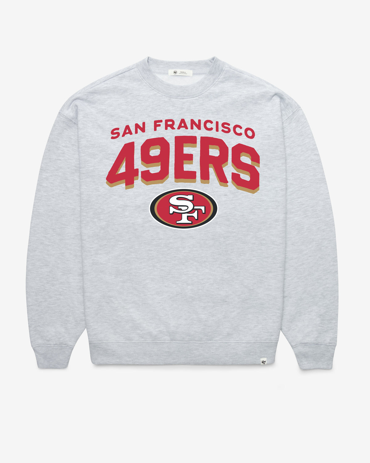 SAN FRANCISCO 49ERS CAMPUS ARCH CLOUD '47 OVERSIZED CREW WOMEN